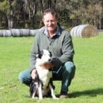 Tim with dog